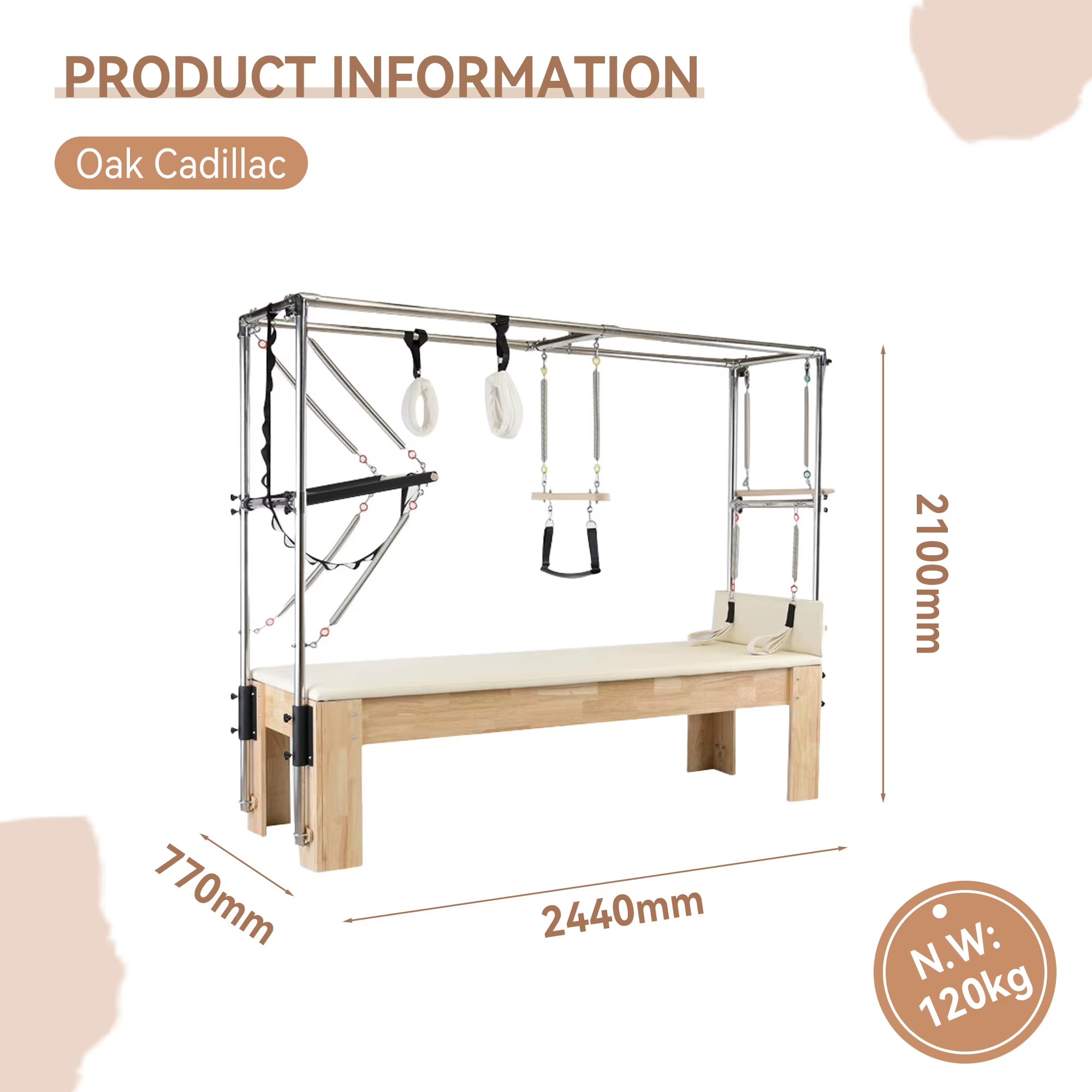 전문 상업용 요가 트레이닝 운동 홈 피트니스 오크 필라 - Fitness Equipment 리뷰 및 가격