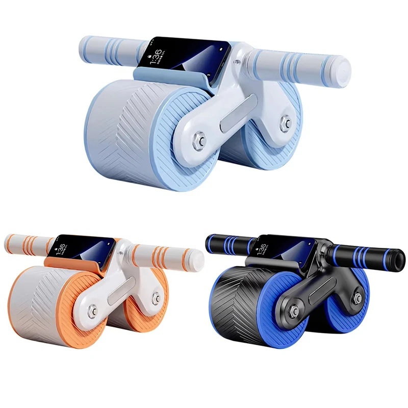 자동 반동 기능이 있는 이중 휠 복부 롤러(휴대폰 거치 - Ab Roller Wheel With Elbow Support 리뷰 및 가격